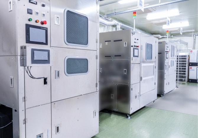 Y’ｓテクノセンター クリーンルーム内の写真